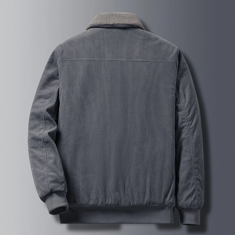 Arthur Relaxed Fit Jacket | Zip Front Flap Pockets Jacket