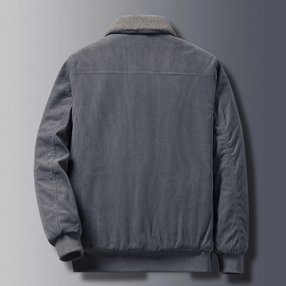 Arthur Relaxed Fit Jacket | Zip Front Flap Pockets Jacket