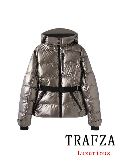 Classic Large Parka Coat for Ladies