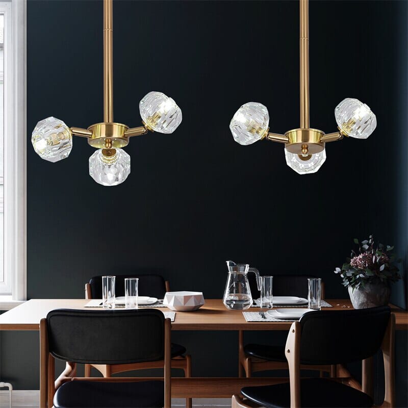 Luxurious Glass Drop Pendant Lamp - BritishElegance