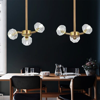 Luxurious Glass Drop Pendant Lamp - BritishElegance