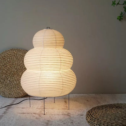 Natural Rustic Wooden Floor Lamp - BritishElegance