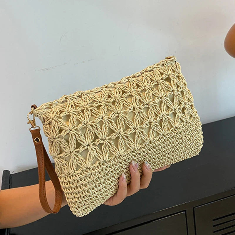 Chic Woven Crossbody Handbag