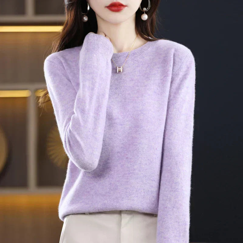 Warm Cozy Cashmere Blend Winter Sweater