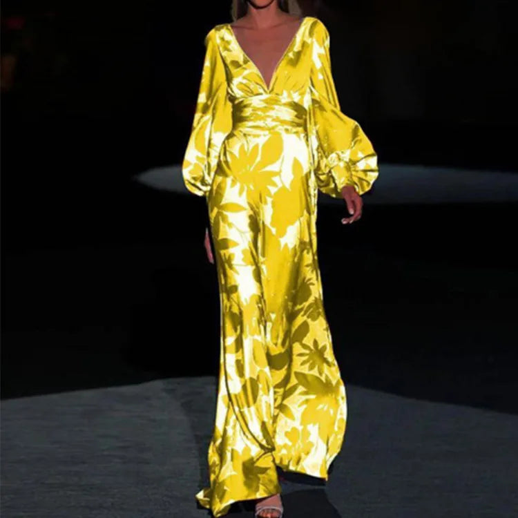 Beautiful Floral Long Maxi Dress for Women