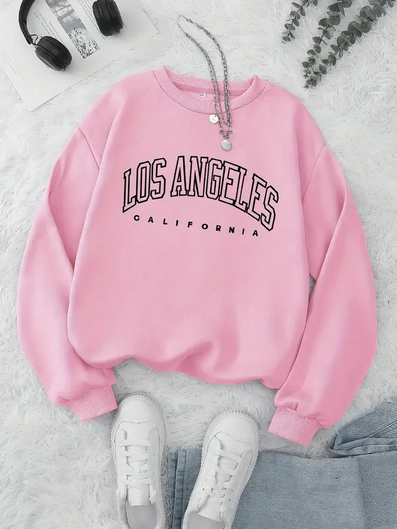 Kate | Unisex Printed Winter Sweatshirt with Crewneck