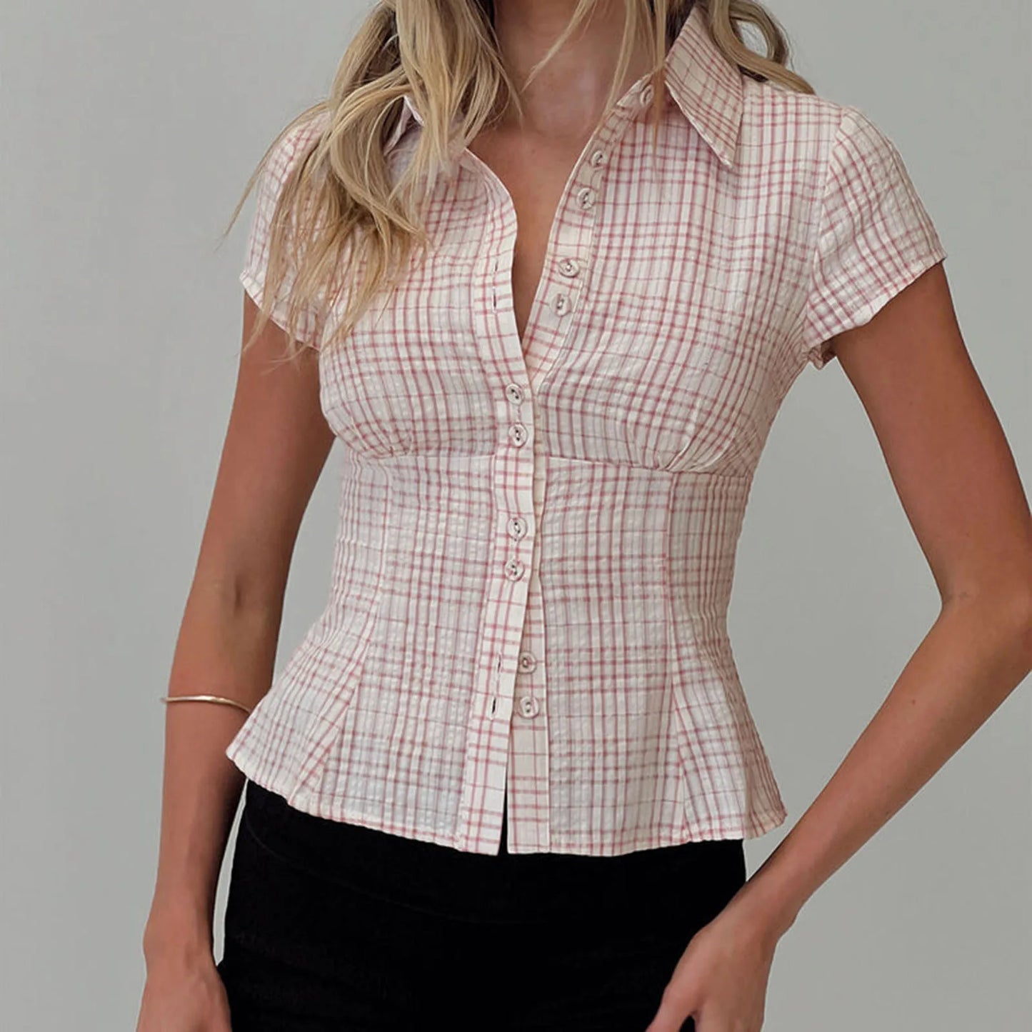 Classic Checked Casual Women's Shirt