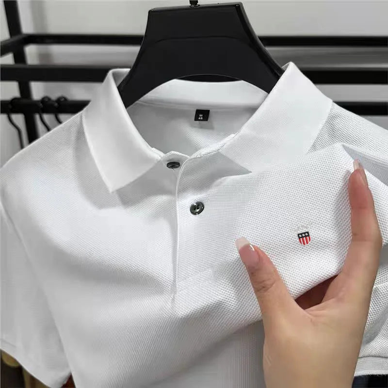 Classic Comfortable Men's Polo Shirt - Soft & Moisture Wicking