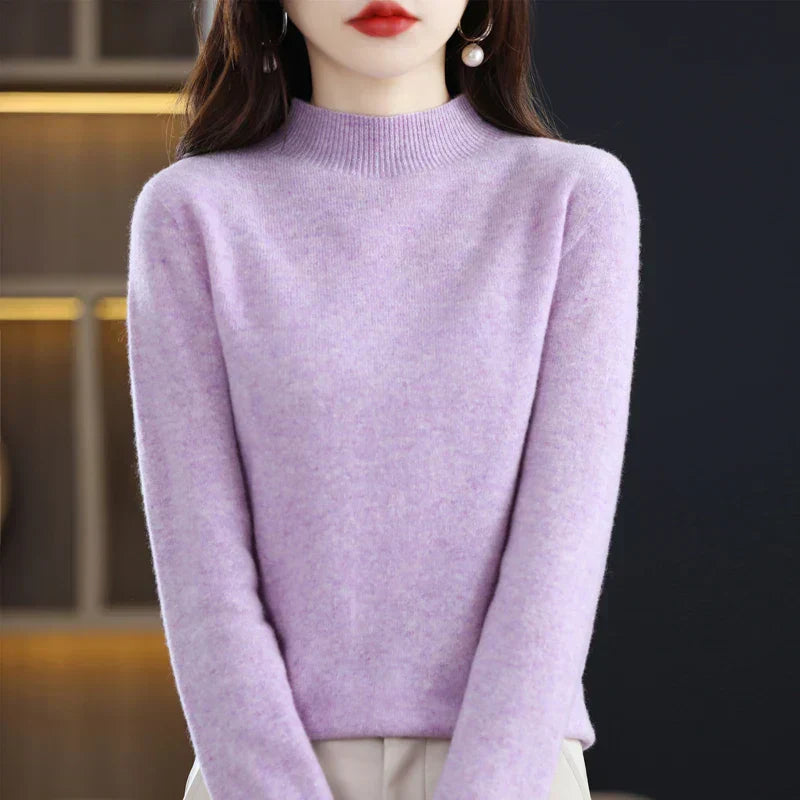 Cozy Pure Wool Women's Winter Sweater