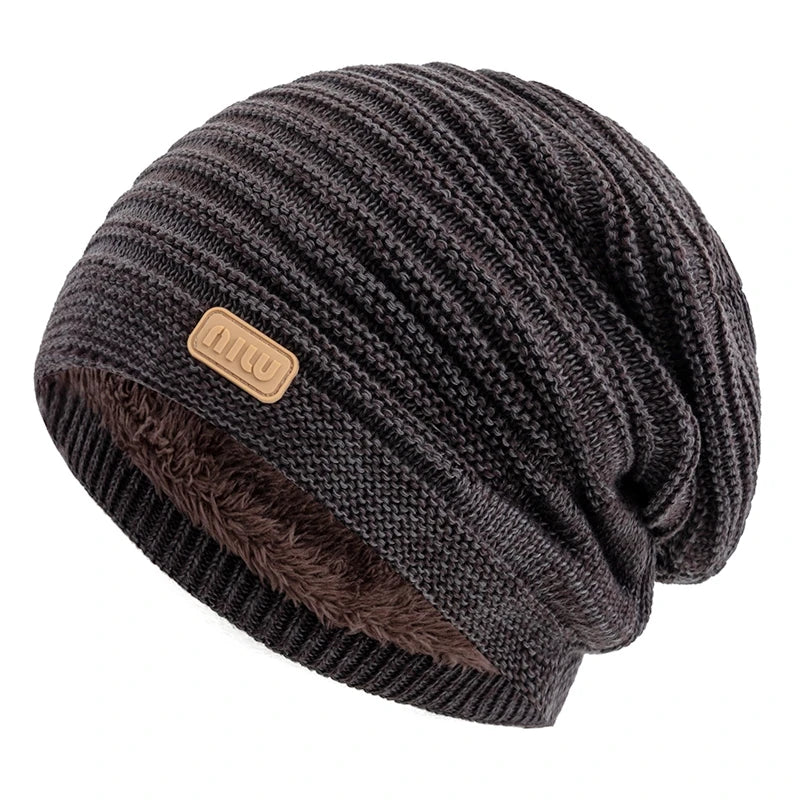 Casual Stripe Warm Winter Hat