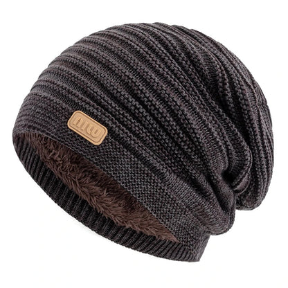 Casual Stripe Warm Winter Hat
