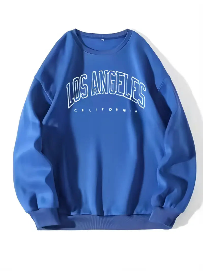 Kate | Unisex Printed Winter Sweatshirt with Crewneck