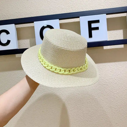 Classic Wide Brim Sun Straw Hat