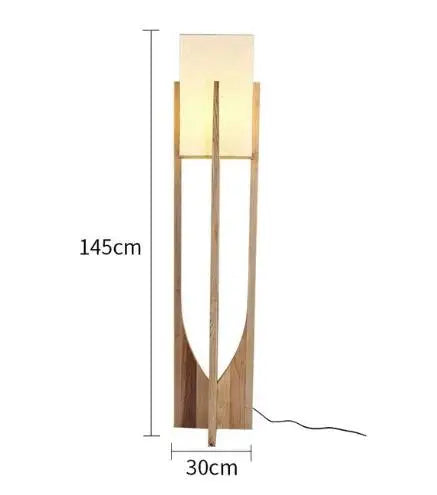 Rustic Wooden LED Pendant Light Natural Wood Tone