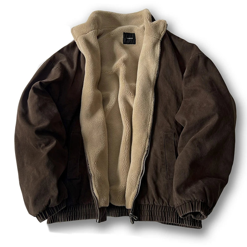Classic Retro Fleece Mens Jacket
