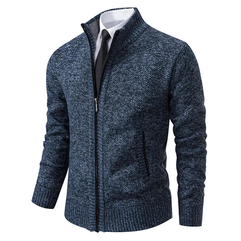 Warm Mens Zip Up Fleece Jacket