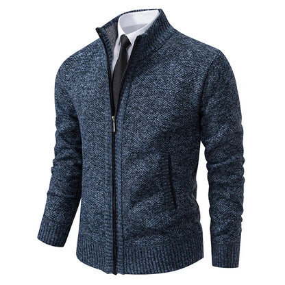 Warm Mens Zip Up Fleece Jacket