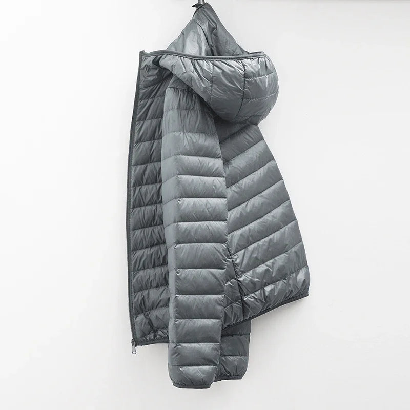 Warm Men's Down Filled Parka Winter Jacket