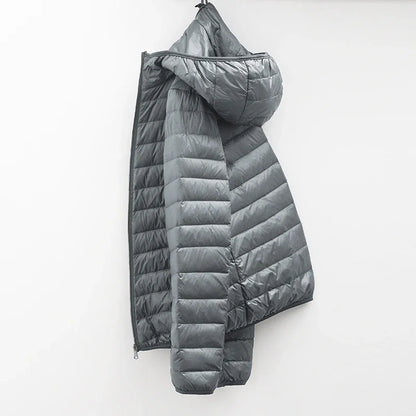 Warm Men's Down Filled Parka Winter Jacket