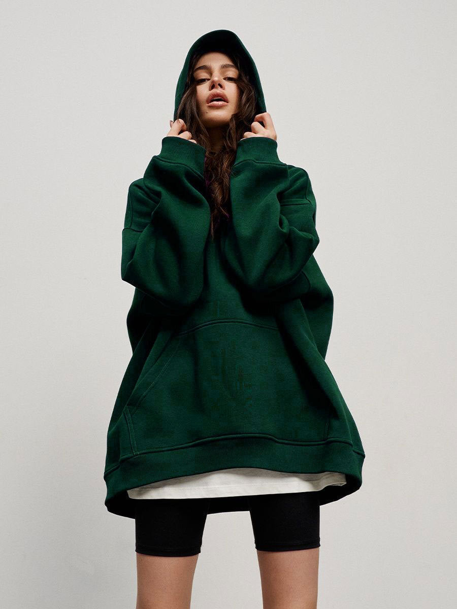 Soft Women's Large Hooded Sweatshirt with Pocket