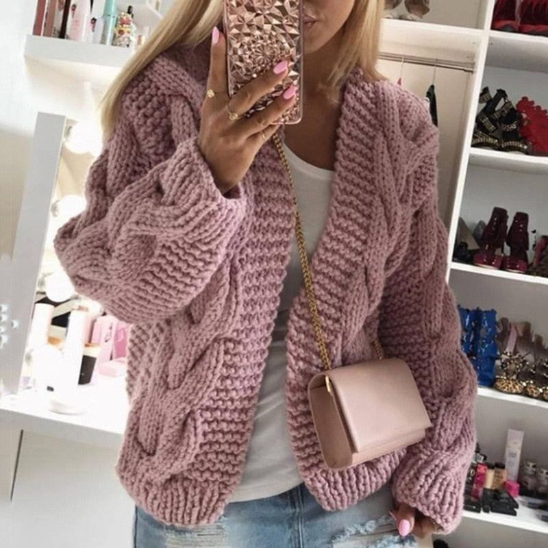 Big Oversized Cozy Knit Cardigan for Women