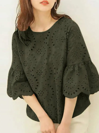 Chic Crochet Lace Women's Top