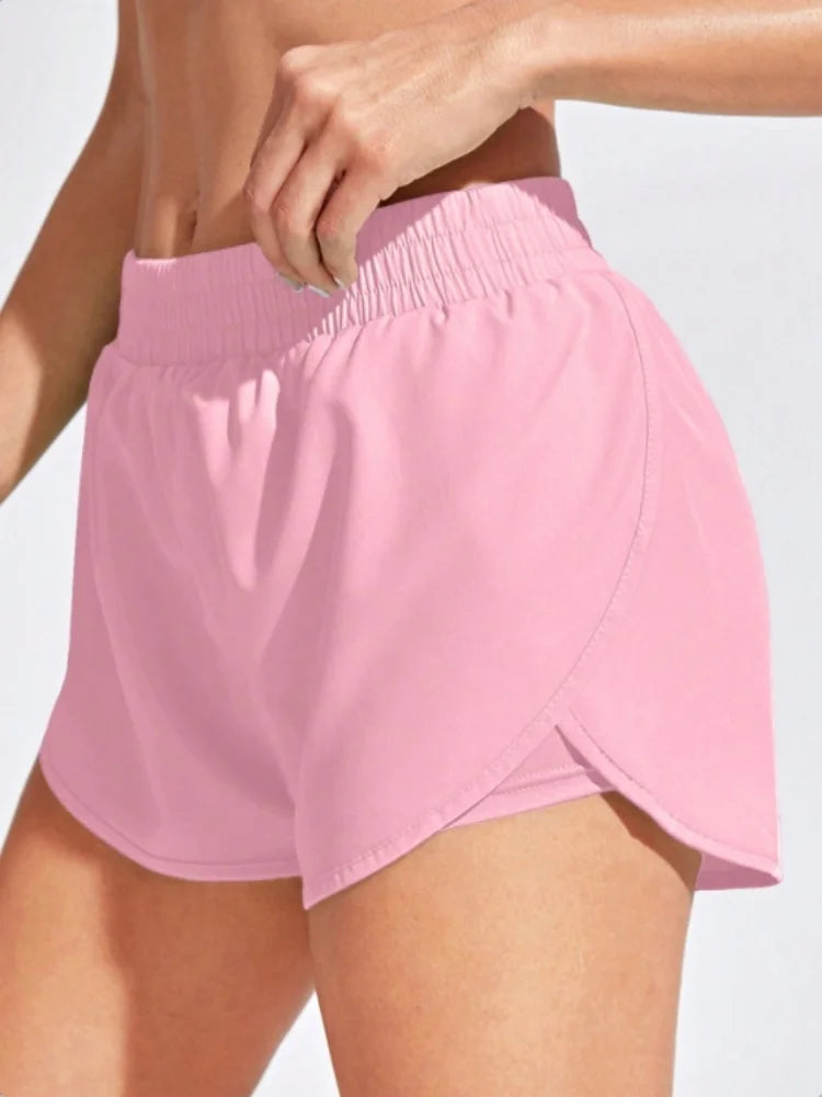 Comfortable Women's Yoga Running Shorts – Flexible Gym Wear