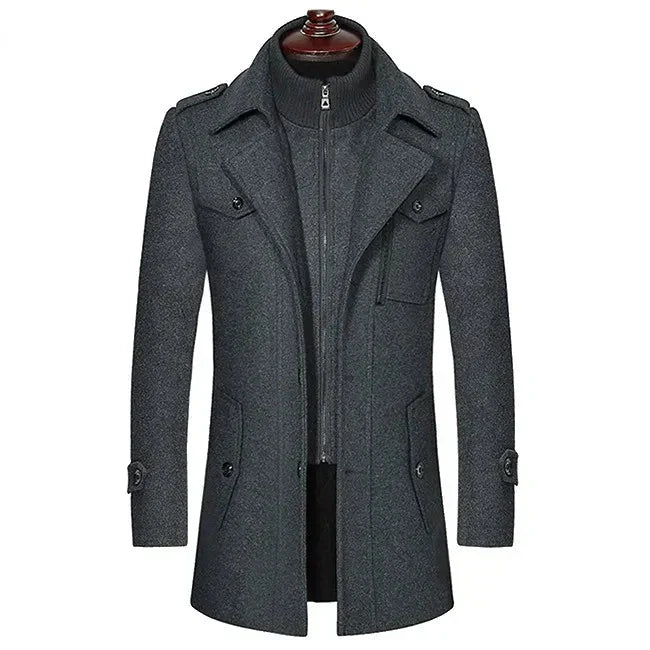 Open-Collar Vincent Trench Coat