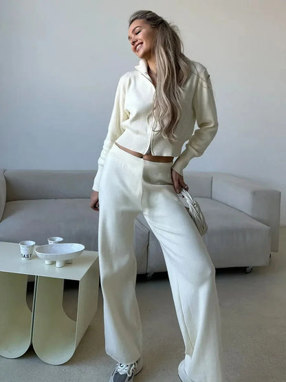 Cozy Sweater and Loose Fit Pant Set