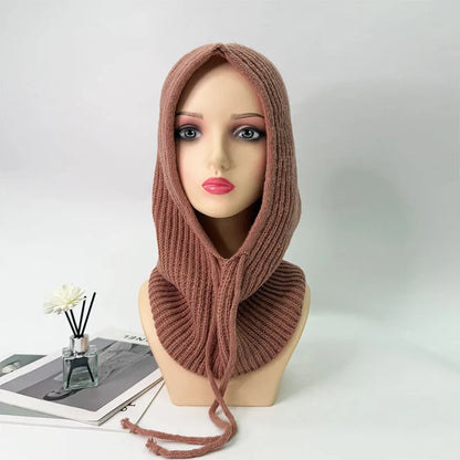 Warm Fleece Face Mask Hat