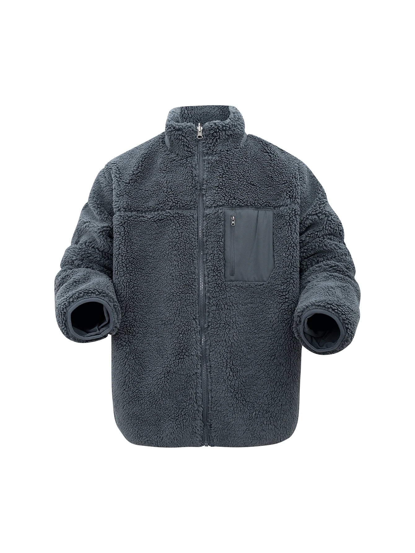Large Plush Fleece Coat for Men