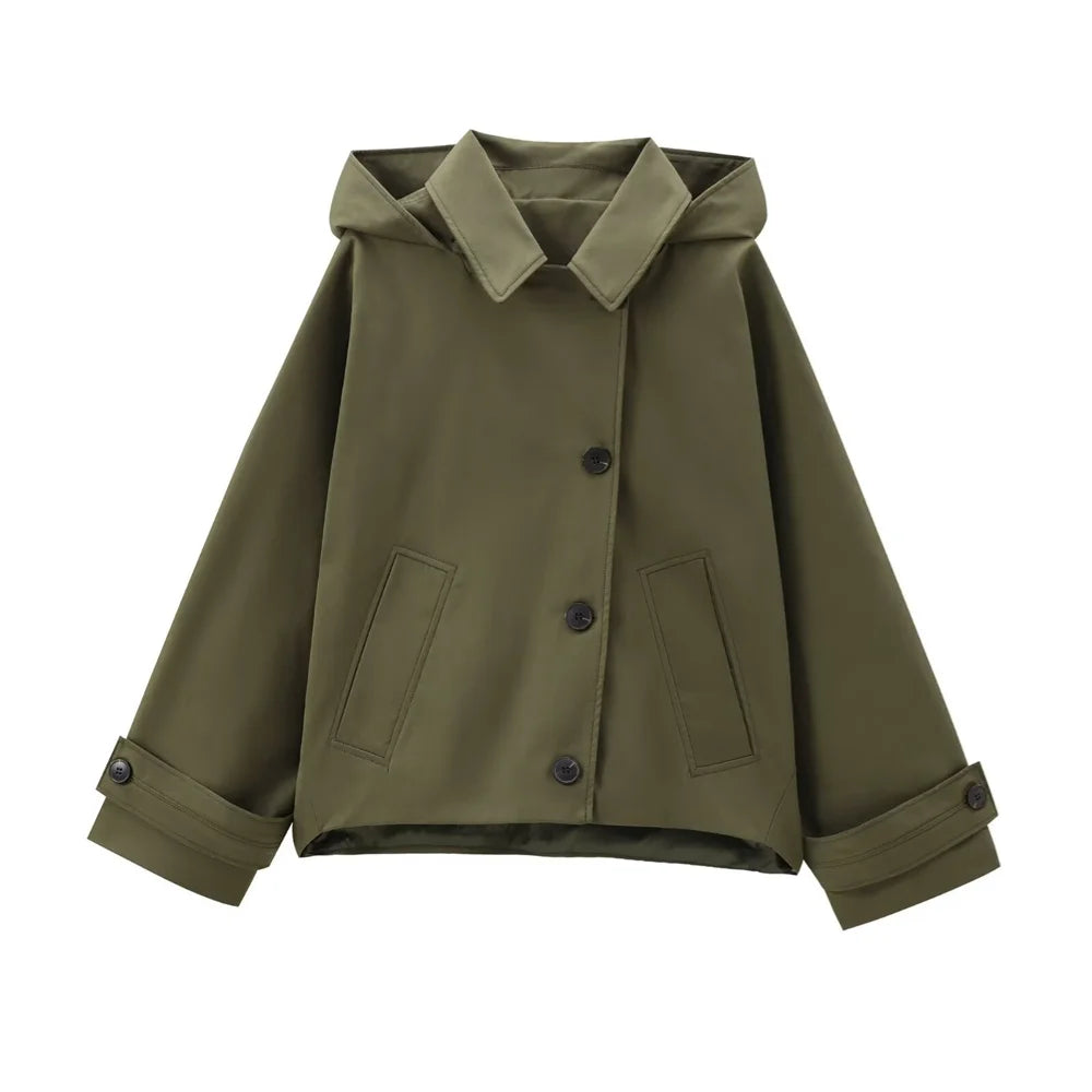 Waterproof Men's Classic Short Trench Coat