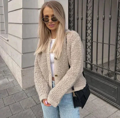 Lily | Elegant Casual Teddy Jacket for Women