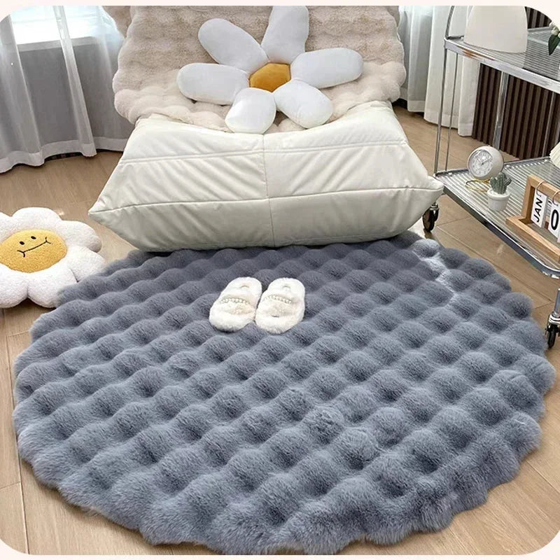 Soft Circle Mat in Scandinavian Design