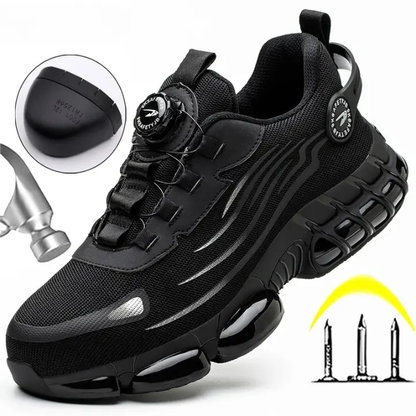 Vince - Men’s Steel Toe Safety Shoes with Rotating Buckle