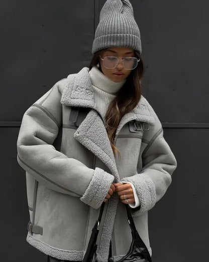 Women’s Fashion Spring Coat – Maja Soft Outerwear for Transitional Seasons