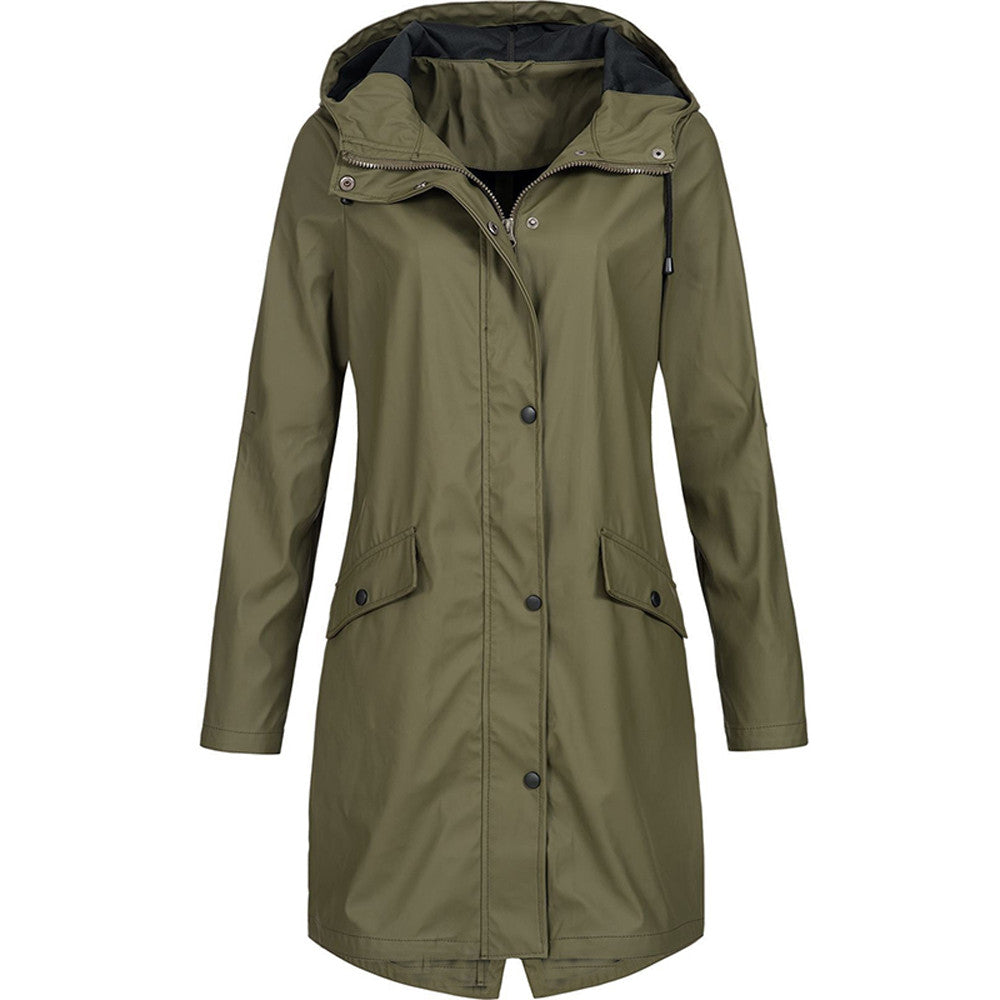 Women's Fleece Hooded Coat Jacket