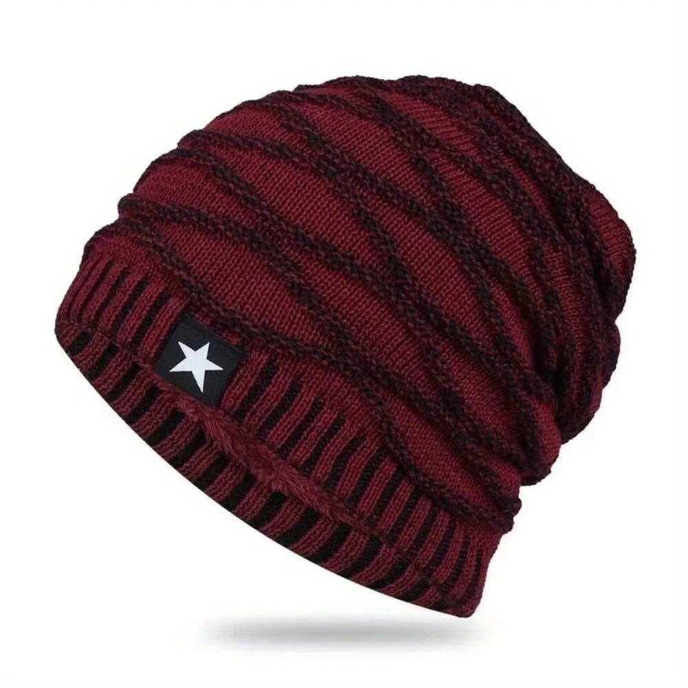 Warm Fuzzy Slouch Beanie for Men Women