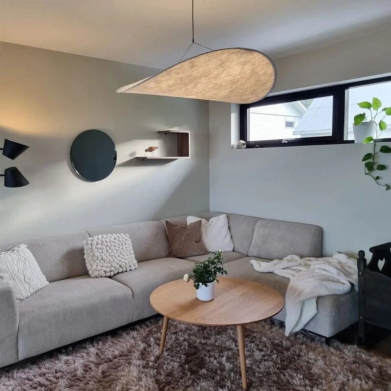 Luxury Crystal Leaf Pendant Light With Soft Glow