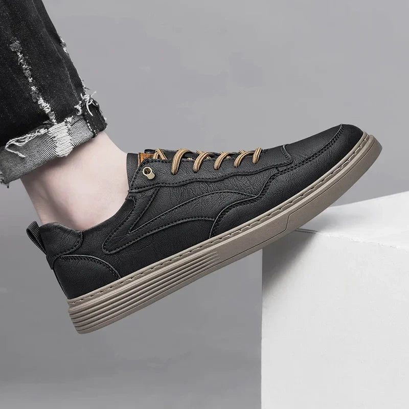 Ozgun Genuine Leather Sneakers
