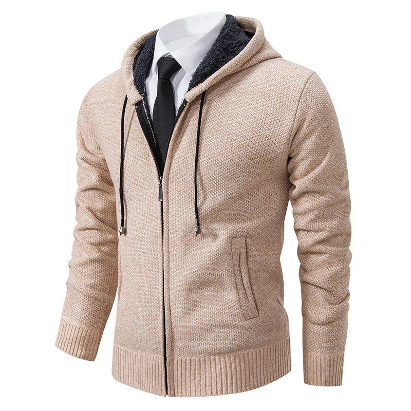 Warm Mens Zip Up Fleece Jacket