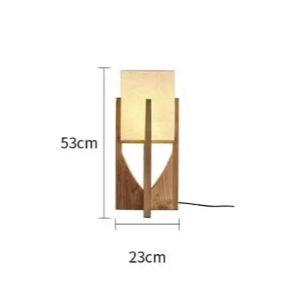 Rustic Wooden LED Pendant Light Natural Wood Tone