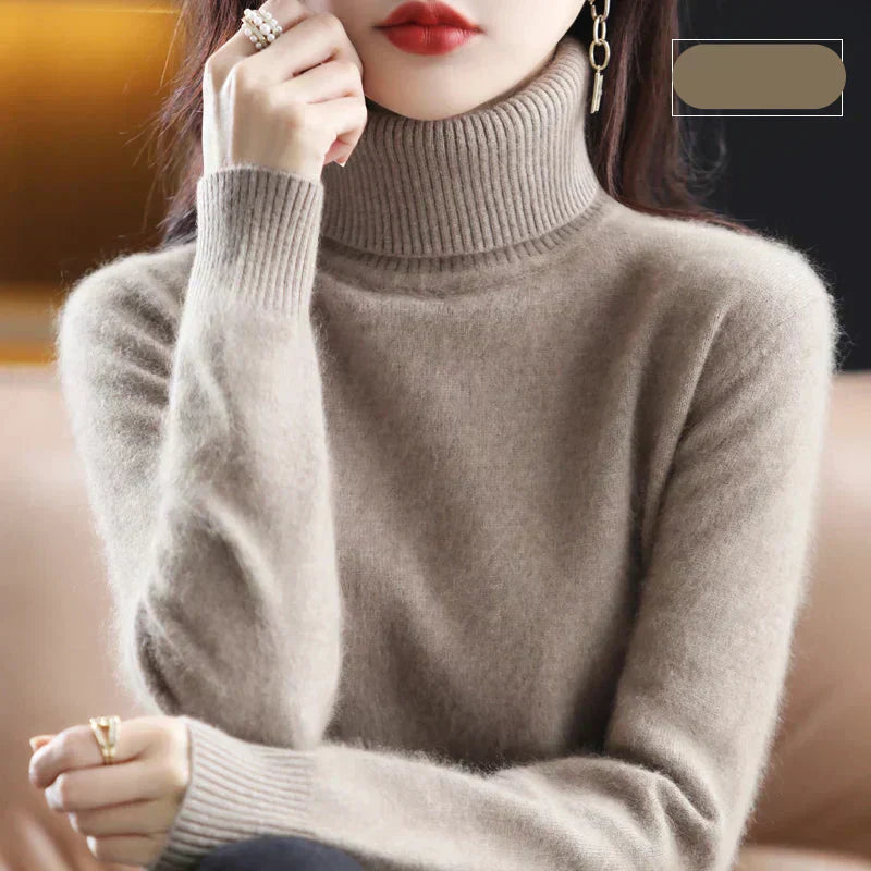 Luxury Soft Cashmere Crew Neck Winter Sweater