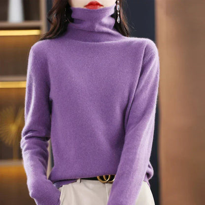 Soft Merino Wool Women's Crew Neck Sweater