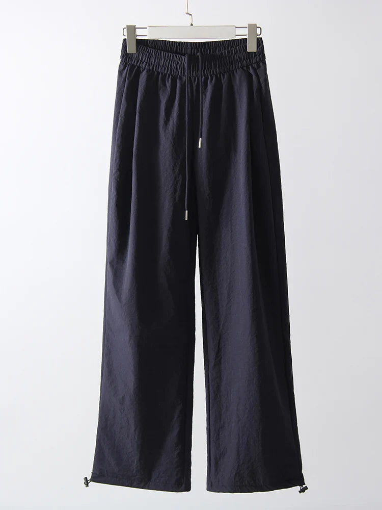 Comfortable High Waist White Jogger Pants
