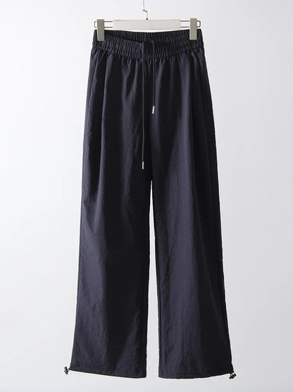 Comfortable High Waist White Jogger Pants