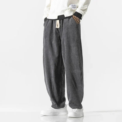 Casual Corduroy Jogger Pants