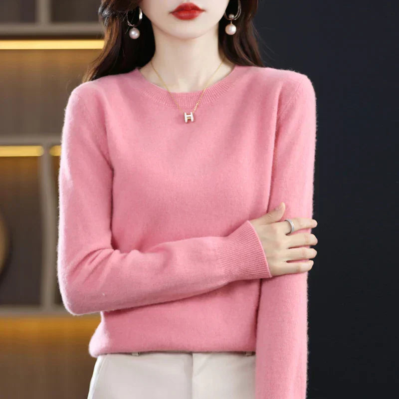 Warm Cozy Cashmere Blend Winter Sweater