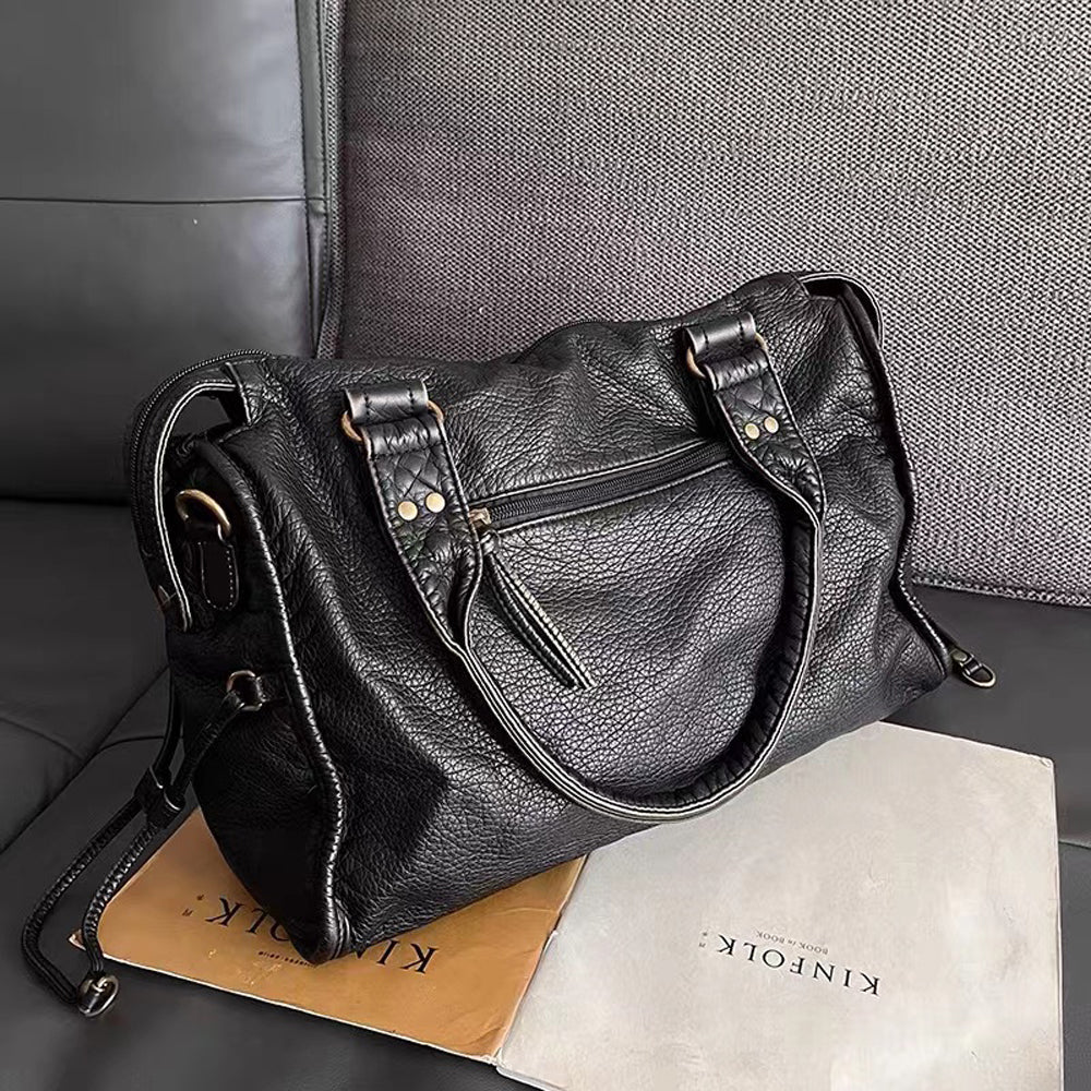 Black Course Handbag - RACHEL