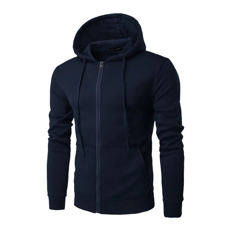 Men's Athletic Slim Fit Zip Hoodie